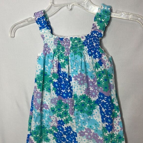 Mini Boden Floral Smocked Floral Jumpsuit. Size 4-5 Years. - Picture 6 of 7